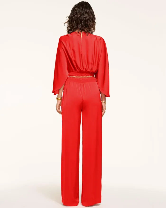 Women Cheri Wide Leg Jumpsuit Electric Pink Ramy Brook Dresses Women Cheri Wide Leg Jumpsuit Electric Pink Ramy Brook Dresses