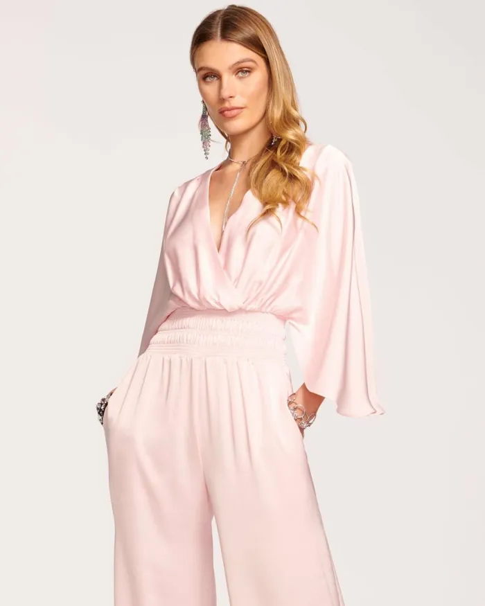 Women Cheri Wide Leg Jumpsuit Electric Pink Ramy Brook Dresses Women Cheri Wide Leg Jumpsuit Electric Pink Ramy Brook Dresses