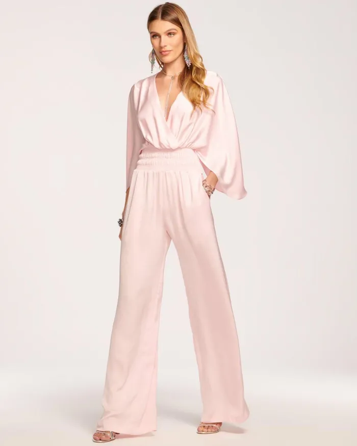 Women Cheri Wide Leg Jumpsuit Electric Pink Ramy Brook Dresses Women Cheri Wide Leg Jumpsuit Electric Pink Ramy Brook Dresses