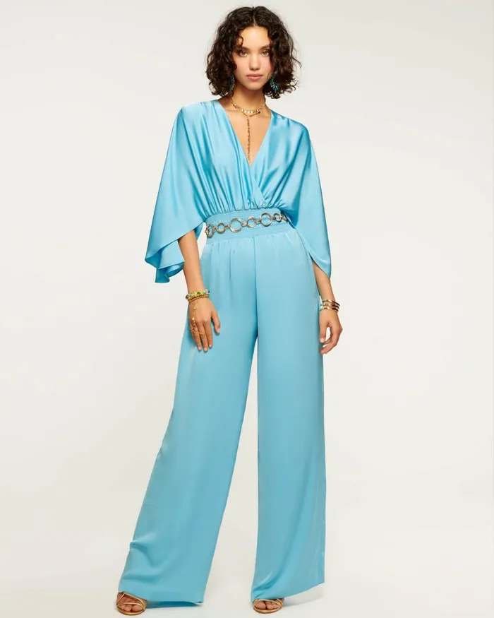 Women Cheri Wide Leg Jumpsuit Electric Pink Ramy Brook Dresses Women Cheri Wide Leg Jumpsuit Electric Pink Ramy Brook Dresses