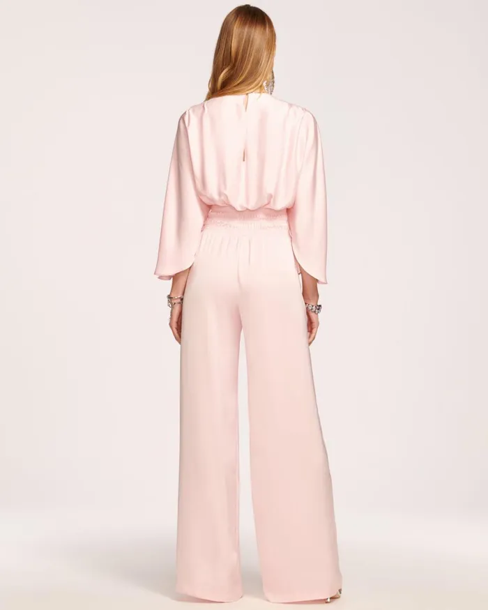 Women Cheri Wide Leg Jumpsuit Electric Pink Ramy Brook Dresses Women Cheri Wide Leg Jumpsuit Electric Pink Ramy Brook Dresses