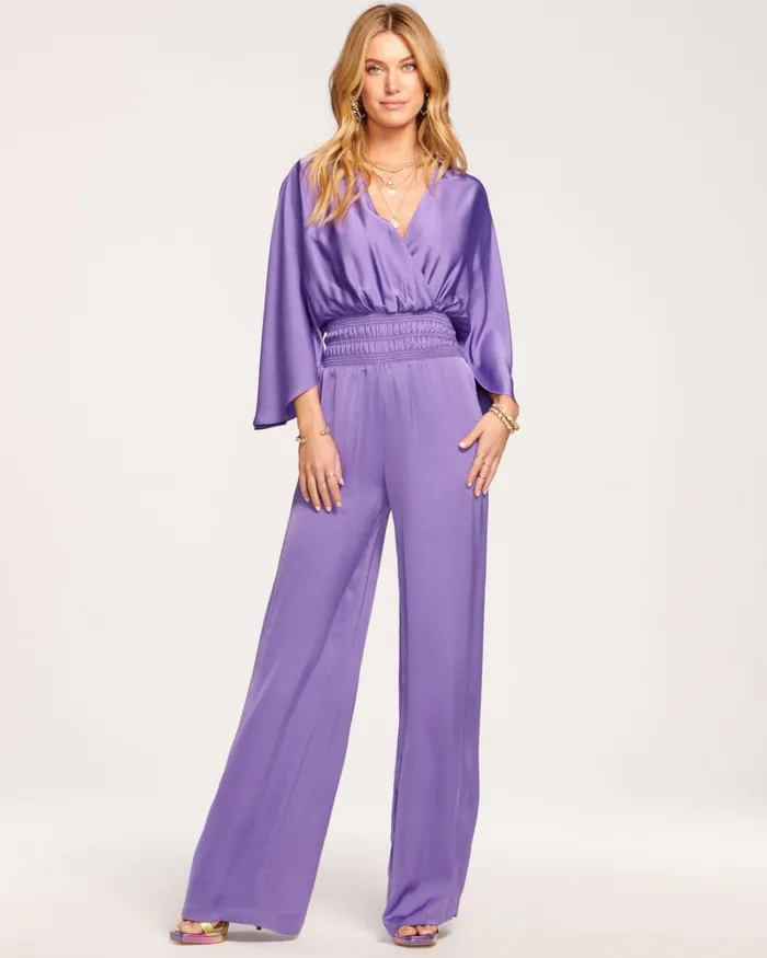 Women Cheri Wide Leg Jumpsuit Electric Pink Ramy Brook Dresses Women Cheri Wide Leg Jumpsuit Electric Pink Ramy Brook Dresses