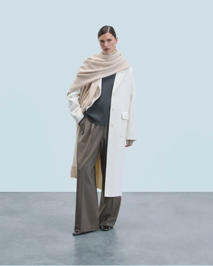 Women Coats and Jackets From Future Outerwear Coat With Pockets White