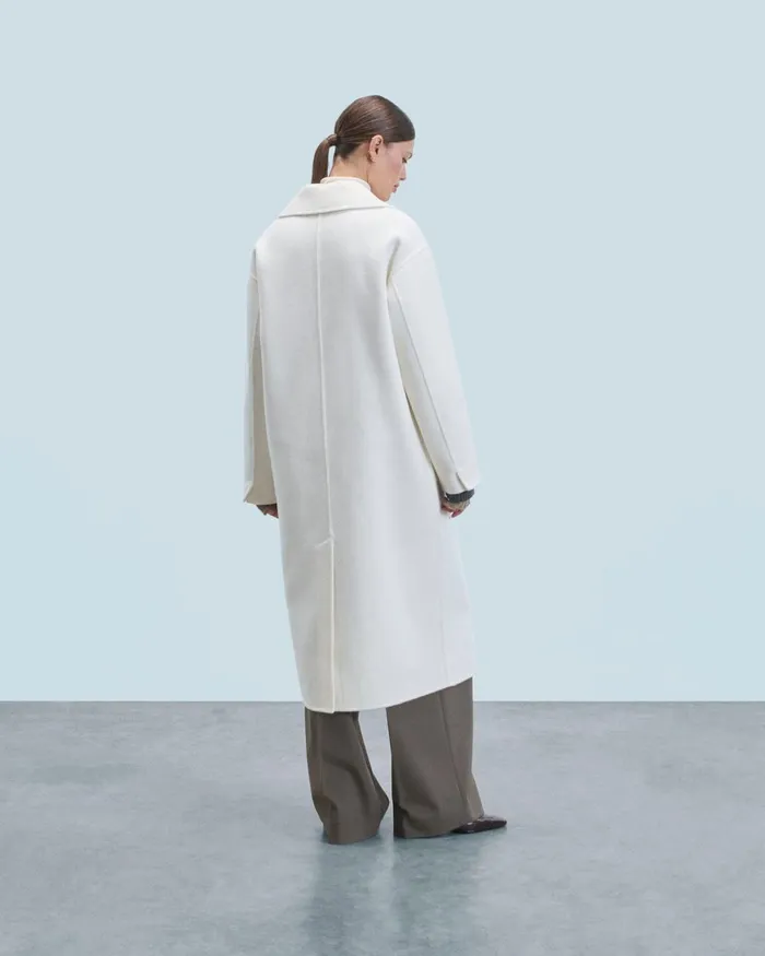 Women Coats and Jackets From Future Outerwear Coat With Pockets White