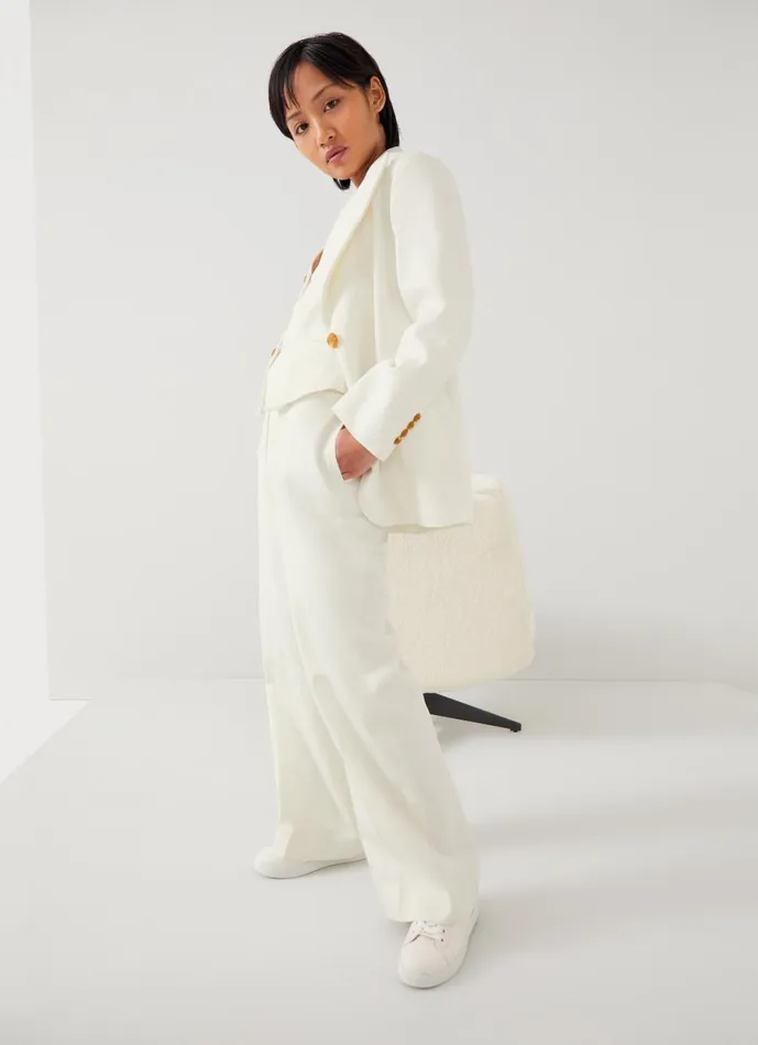 Women Coats and Jackets LKBennett Avery Petite Cream Italian Cotton Jacket Ecru Women Coats and Jackets LKBennett Avery Petite Cream Italian Cotton Jacket Ecru