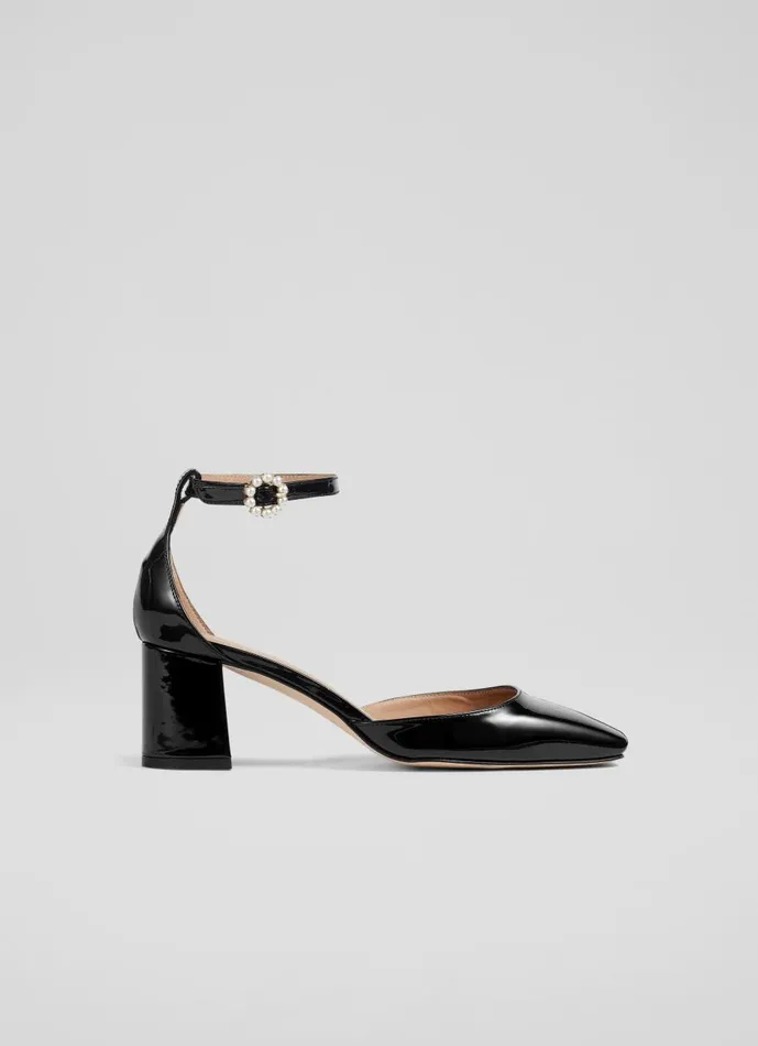 Women Court Shoes LKBennett Darling Black Patent Leather D039orsay Courts Black Women Court Shoes LKBennett Darling Black Patent Leather D039orsay Courts Black