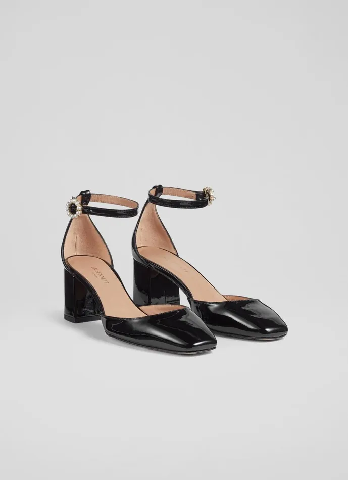 Women Court Shoes LKBennett Darling Black Patent Leather D039orsay Courts Black Women Court Shoes LKBennett Darling Black Patent Leather D039orsay Courts Black