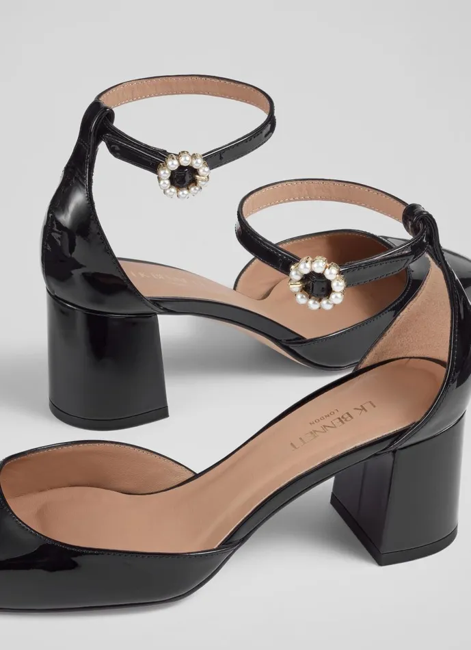 Women Court Shoes LKBennett Darling Black Patent Leather D039orsay Courts Black Women Court Shoes LKBennett Darling Black Patent Leather D039orsay Courts Black