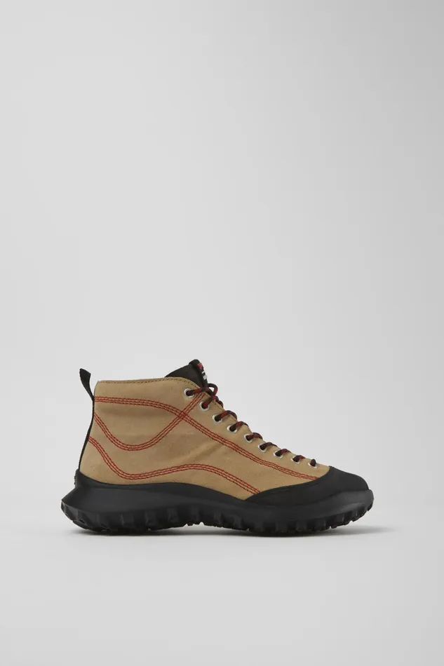 Women CRCLR GORETEX Beige Nubuck And Textile Sneakers Camper Ankle Boots Women CRCLR GORETEX Beige Nubuck And Textile Sneakers Camper Ankle Boots