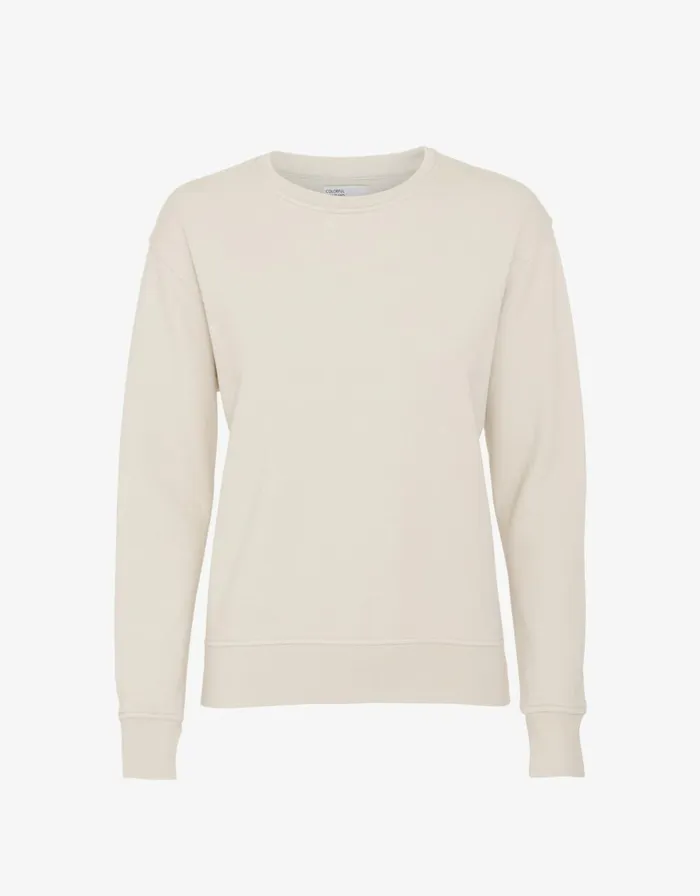 Women Crewneck Sweatshirts Colorful Standard Women Classic Organic Crew Ivory White Women Crewneck Sweatshirts Colorful Standard Women Classic Organic Crew Ivory White