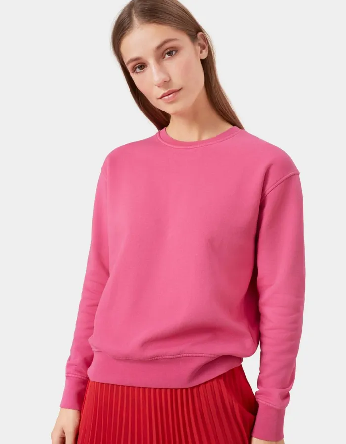 Women Crewneck Sweatshirts Colorful Standard Women Classic Organic Crew Ivory White