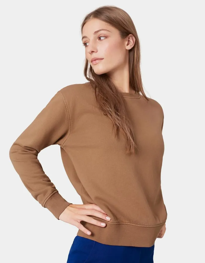 Women Crewneck Sweatshirts Colorful Standard Women Classic Organic Crew Kelly Green