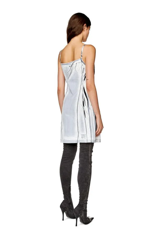 Women DLazot Light Blue Diesel Dresses And Jumpsuits Women DLazot Light Blue Diesel Dresses And Jumpsuits