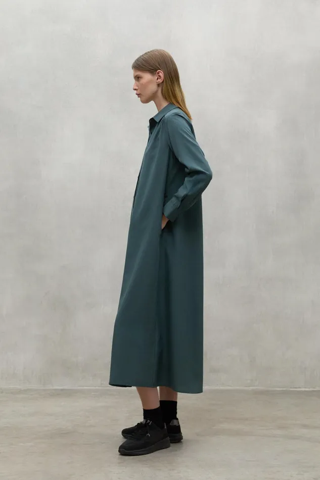 Women Dark Green Alejandra Dress Ecoalf Dresses