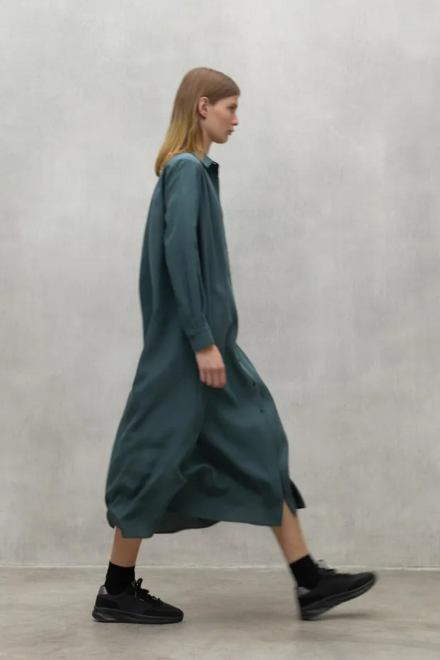 Women Dark Green Alejandra Dress Ecoalf Dresses