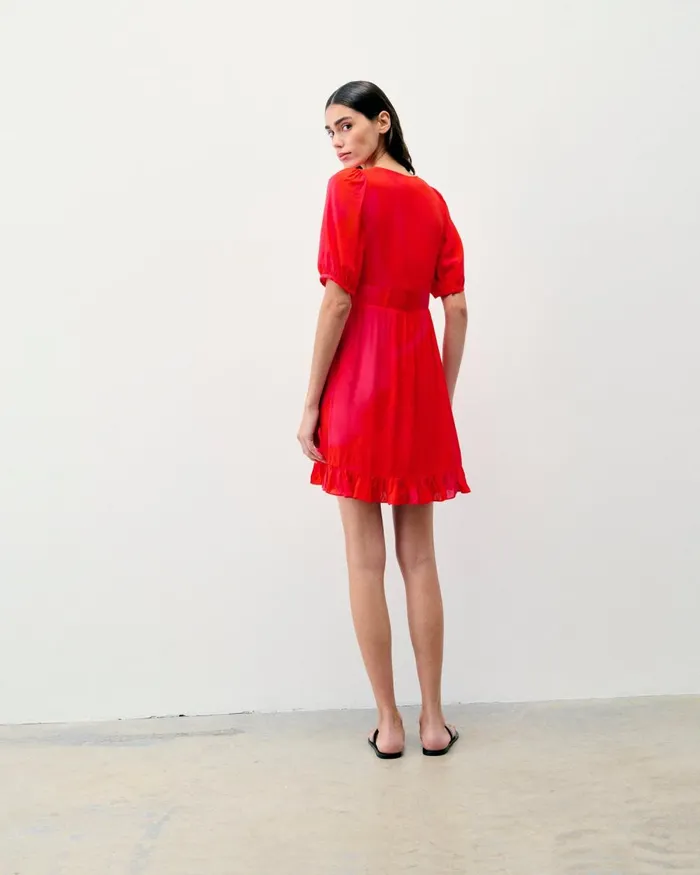 Women Dresses and Jumpsuits From Future Dborah Short Sleeve Short Dress Utopic Pink