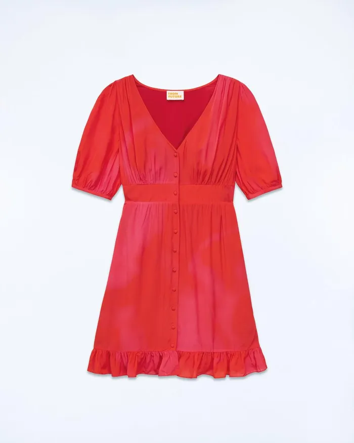 Women Dresses and Jumpsuits From Future Dborah Short Sleeve Short Dress Utopic Pink