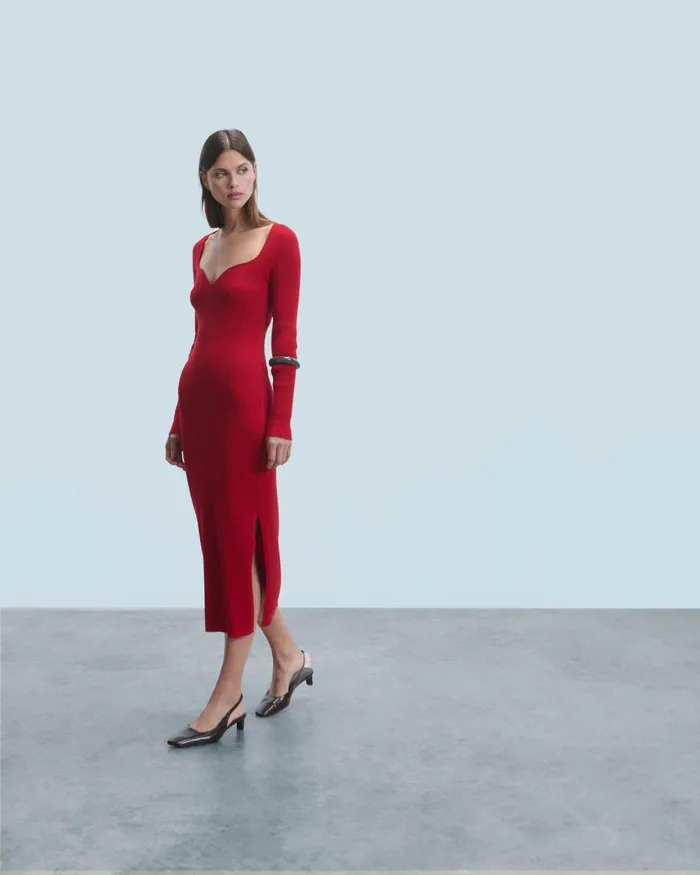 Women Dresses and Jumpsuits From Future Long Sleeve Sweetheart Neckline Long Dress Hot Red Women Dresses and Jumpsuits From Future Long Sleeve Sweetheart Neckline Long Dress Hot Red