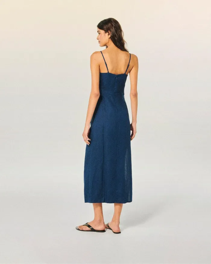 Women Dresses and Jumpsuits From Future Long Strap Dress Navy