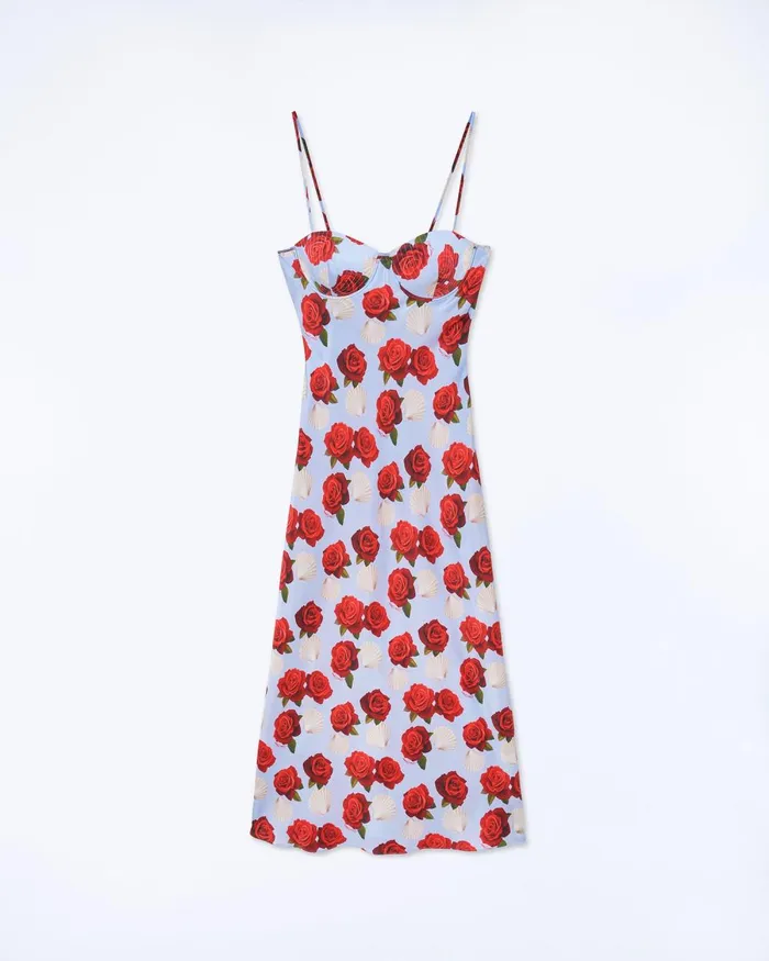 Women Dresses and Jumpsuits From Future Venus Long Strap Dress Shellfish And Crustaceans