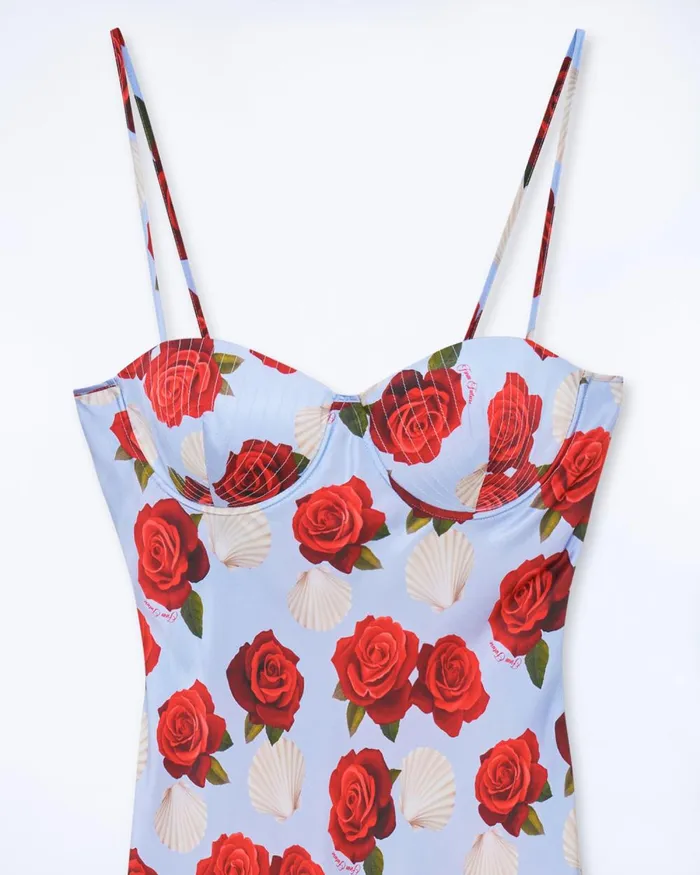 Women Dresses and Jumpsuits From Future Venus Long Strap Dress Shellfish And Crustaceans
