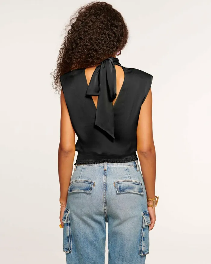 Women Emma High Neck Tank Top Marigold Ramy Brook Tops Women Emma High Neck Tank Top Marigold Ramy Brook Tops