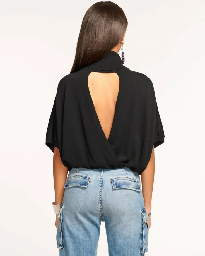 Women Gabriella Turtleneck Sweater Black Ramy Brook Tops Women Gabriella Turtleneck Sweater Black Ramy Brook Tops