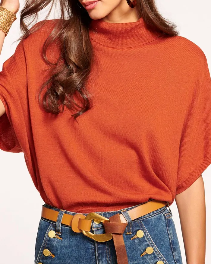 Women Gabriella Turtleneck Sweater Black Ramy Brook Tops Women Gabriella Turtleneck Sweater Black Ramy Brook Tops