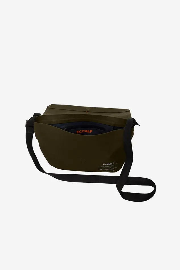 Women Green Bonded Shoulder Bag Ecoalf Handbags
