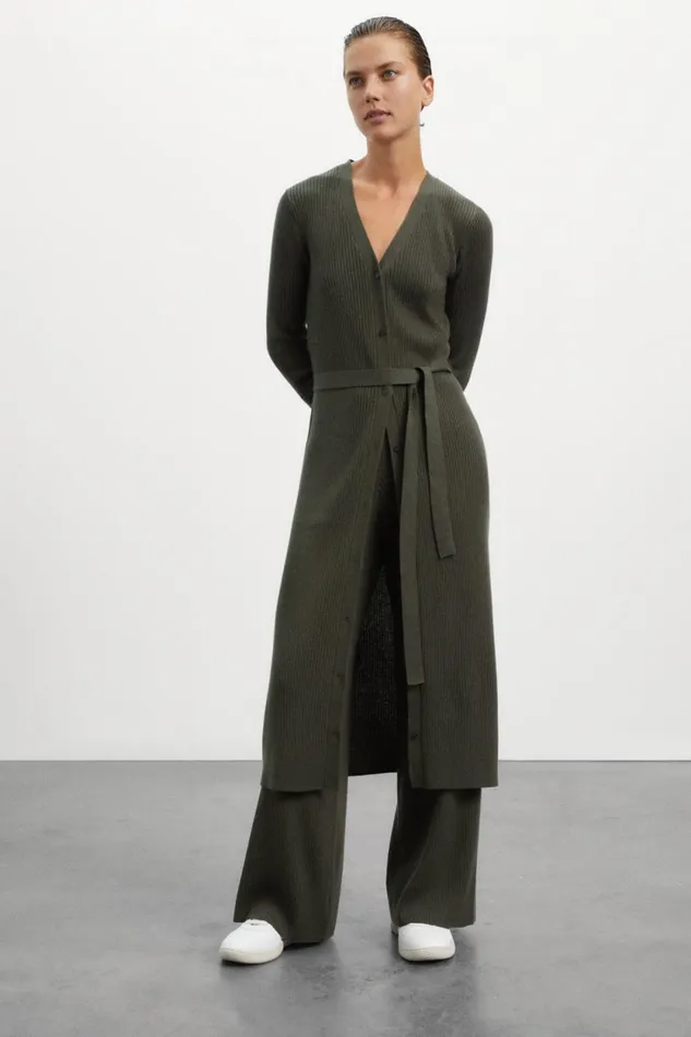 Women Green Romero Dress Ecoalf Knitwear