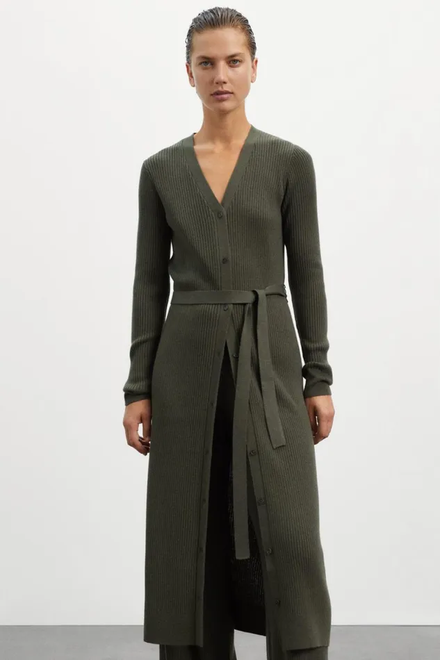Women Green Romero Dress Ecoalf Knitwear