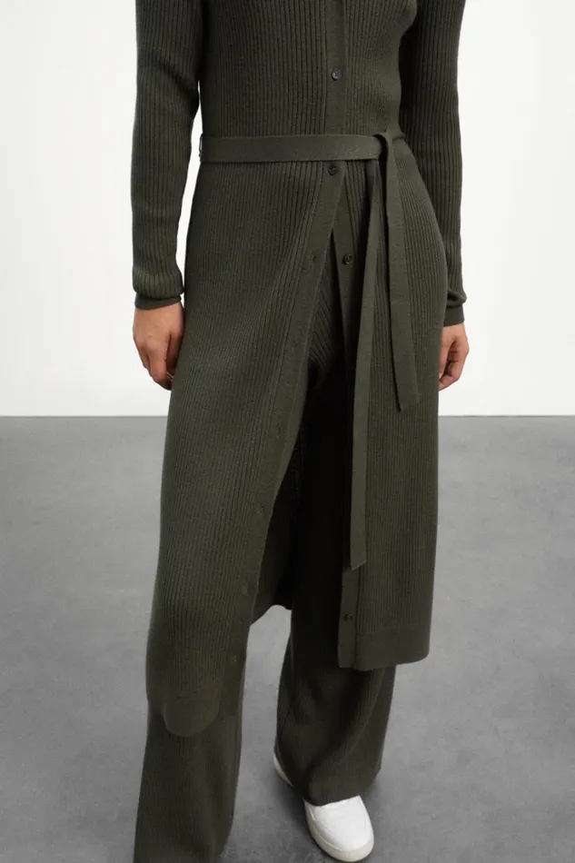 Women Green Romero Dress Ecoalf Knitwear
