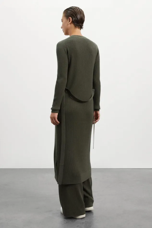 Women Green Romero Dress Ecoalf Knitwear