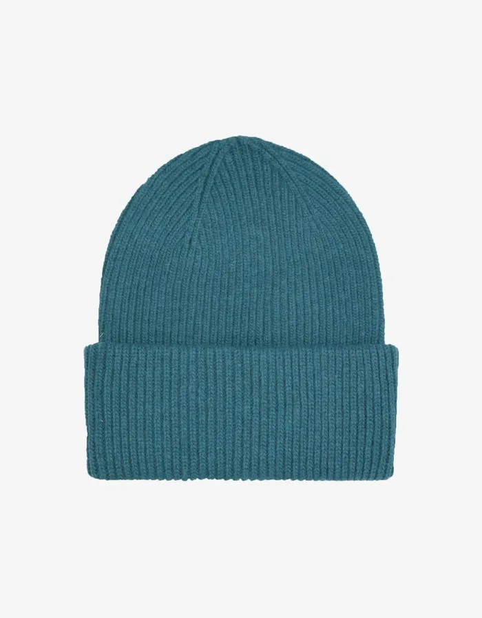 Women Hats Colorful Standard Merino Wool Hat Ocean Green