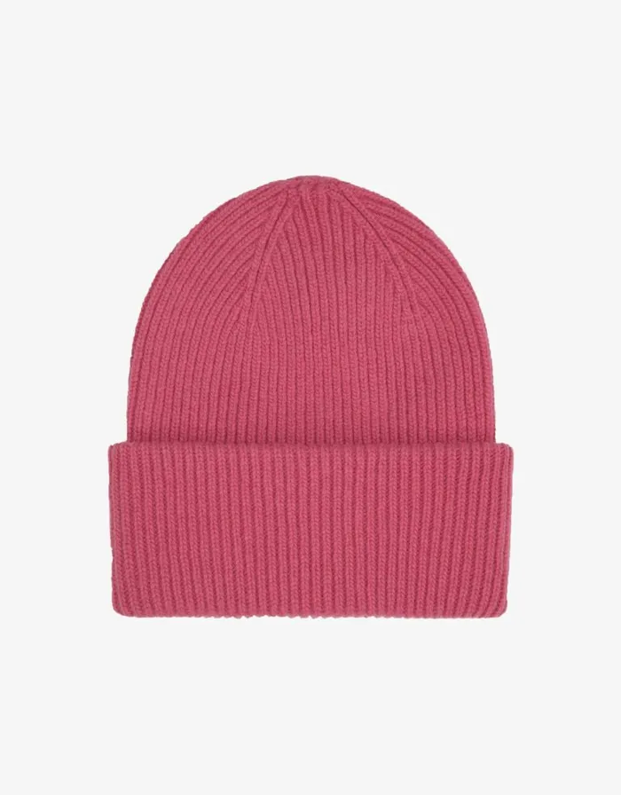 Women Hats Colorful Standard Merino Wool Hat Raspberry Pink