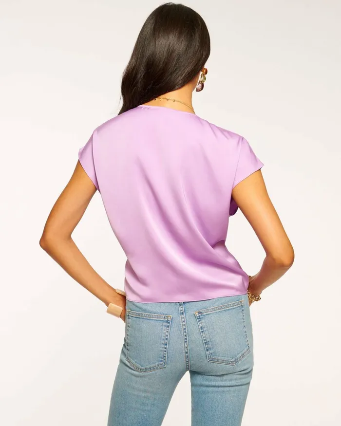 Women Hazel Front Tie Top Navy Ramy Brook Tops Women Hazel Front Tie Top Navy Ramy Brook Tops