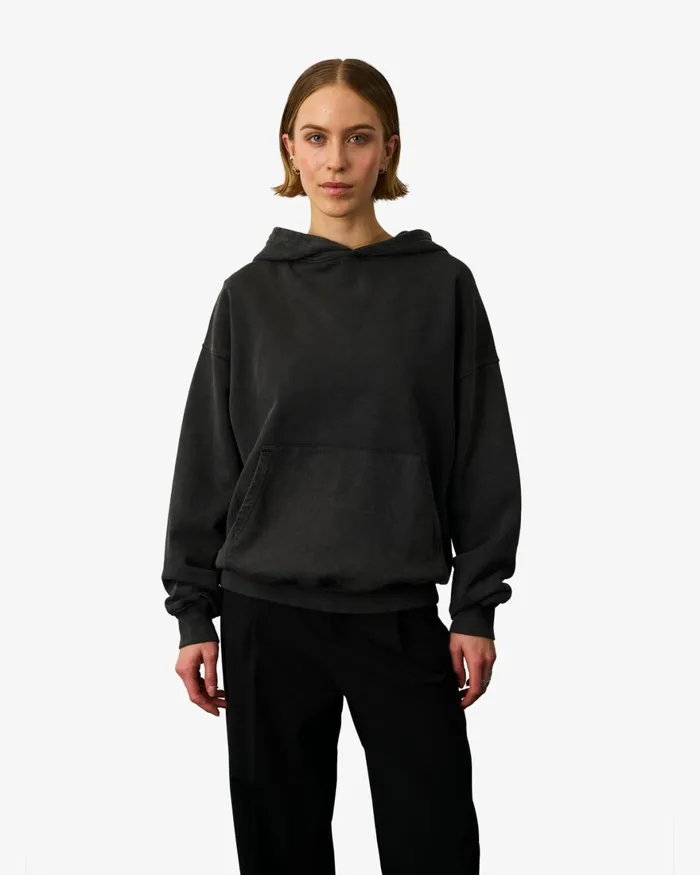 Women Hoodies Colorful Standard Organic Oversized Hood Polar Blue