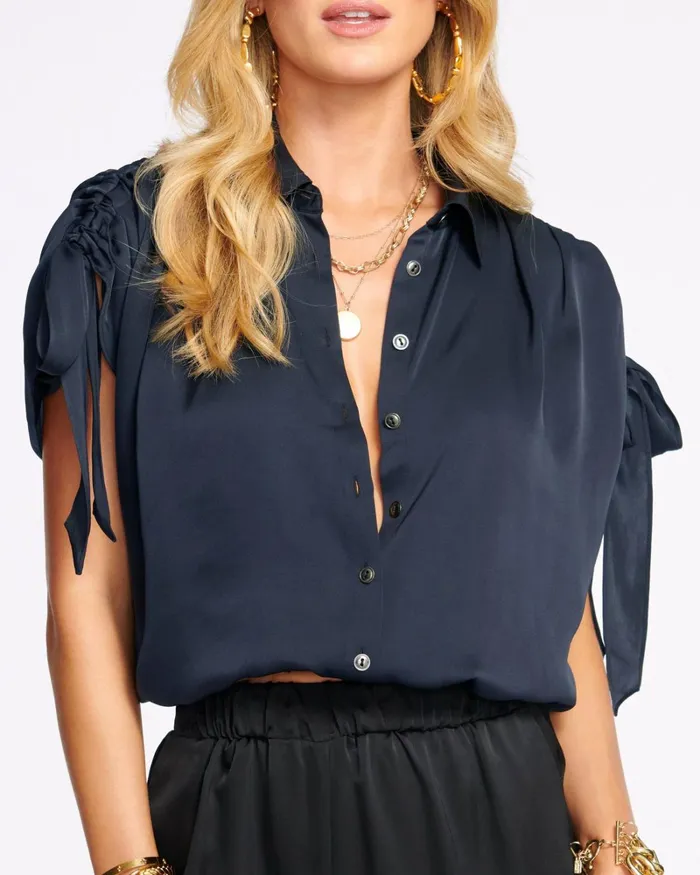 Women Jacinta Button Down Top Sandstone Ramy Brook Tops Women Jacinta Button Down Top Sandstone Ramy Brook Tops