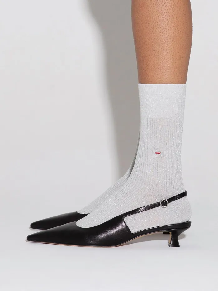 Women Jamie RibbedKnit Cotton Socks Aeyde Socks Women Jamie RibbedKnit Cotton Socks Aeyde Socks