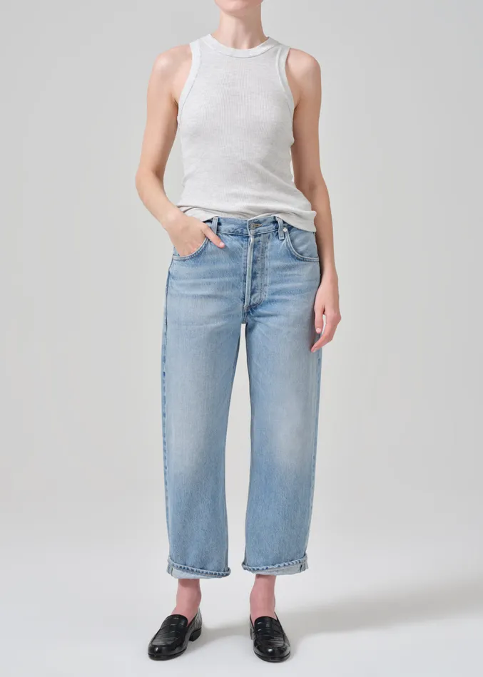 Women Jeans Citizens Of Humanity Dahlia Bow Leg Baby Roll In Ribbon