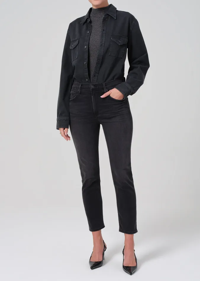 Women Jeans Citizens Of Humanity Isola Slim Crop In Reflection