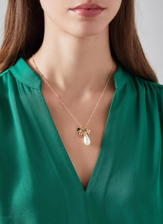 Women Jewellery LKBennett Royal Pearl And Crystal Embellished Necklace Women Jewellery LKBennett Royal Pearl And Crystal Embellished Necklace
