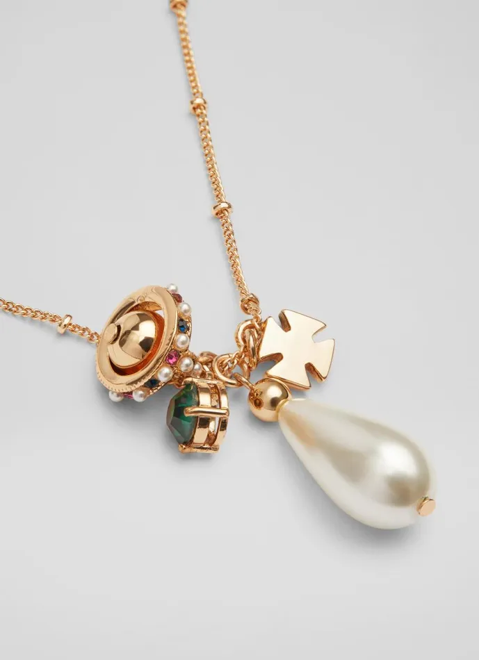 Women Jewellery LKBennett Royal Pearl And Crystal Embellished Necklace Women Jewellery LKBennett Royal Pearl And Crystal Embellished Necklace