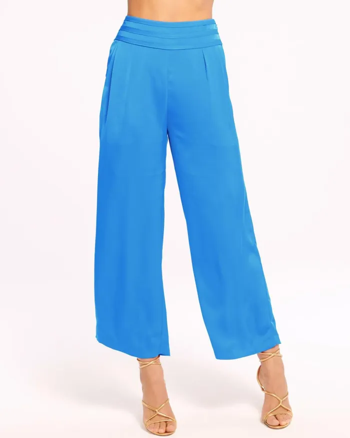 Women Joss Cropped Wide Leg Pant Black Ramy Brook Pants