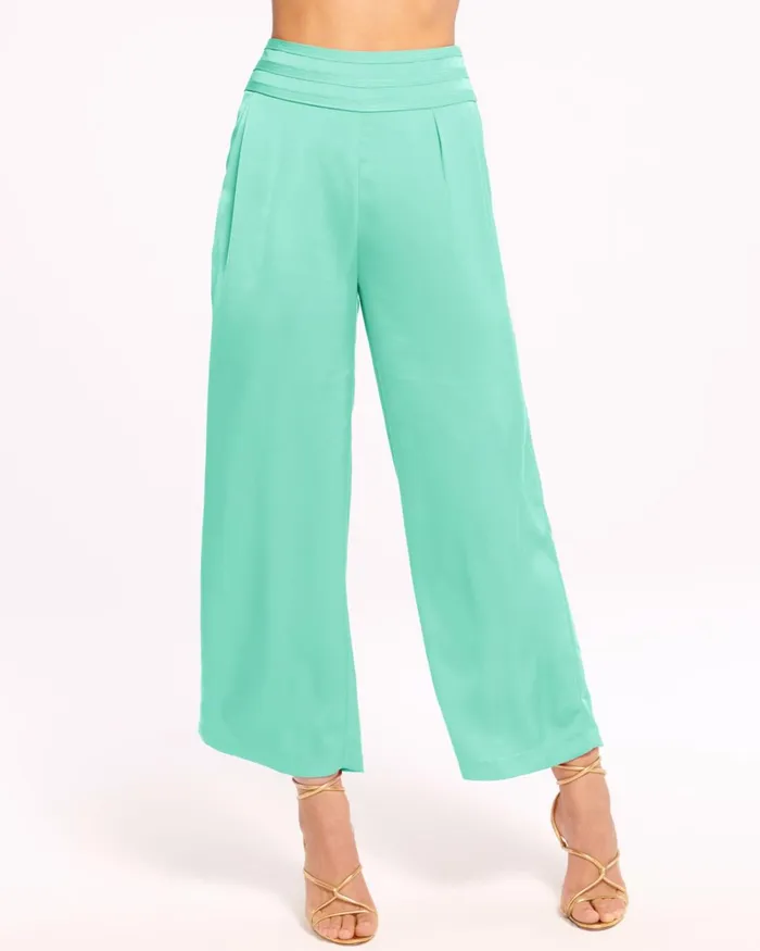 Women Joss Cropped Wide Leg Pant Black Ramy Brook Pants