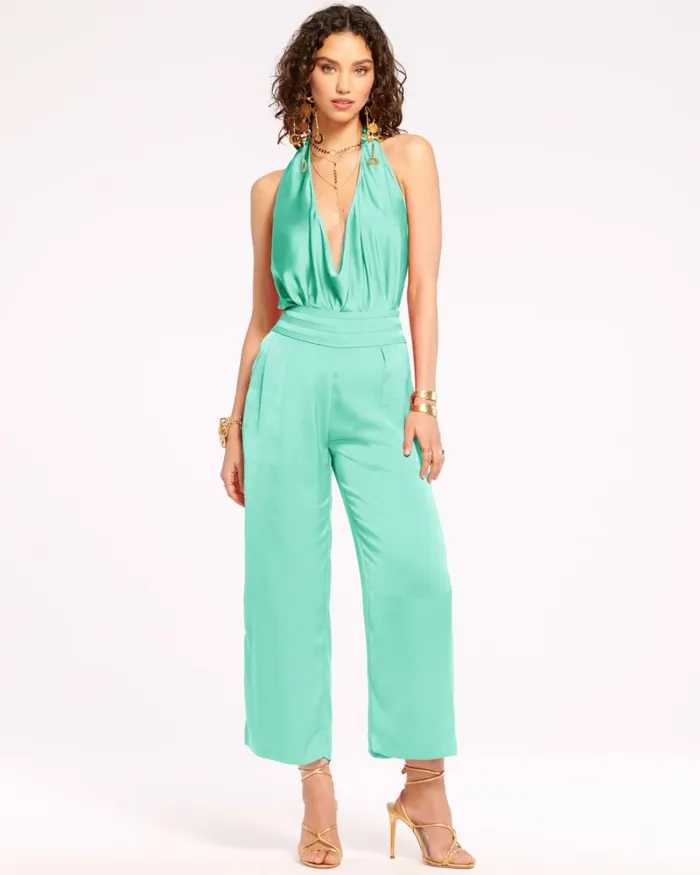 Women Joss Cropped Wide Leg Pant Black Ramy Brook Pants