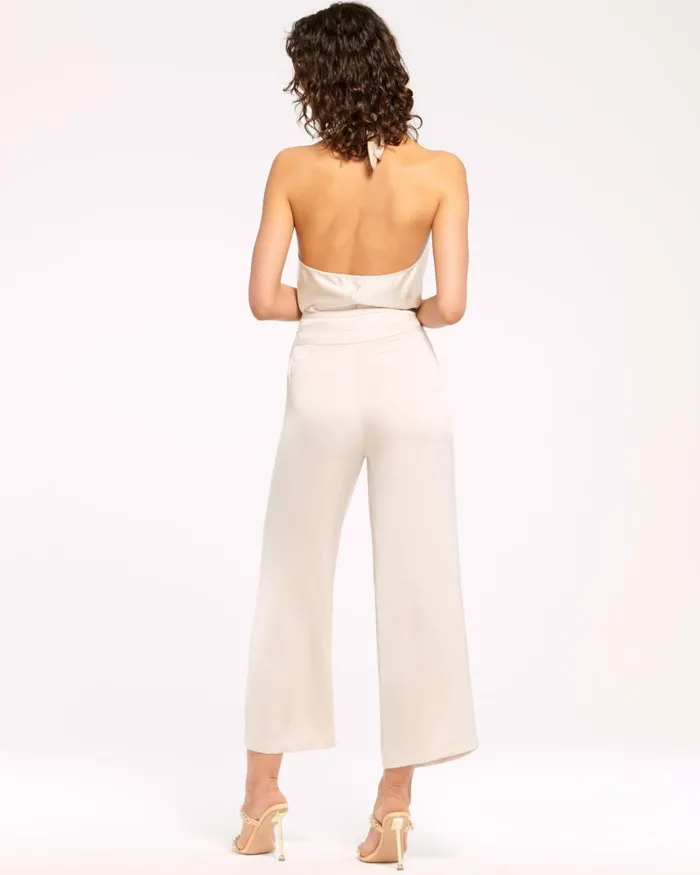 Women Joss Cropped Wide Leg Pant Black Ramy Brook Pants