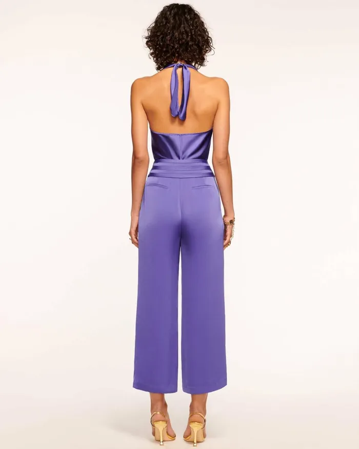 Women Joss Cropped Wide Leg Pant Black Ramy Brook Pants