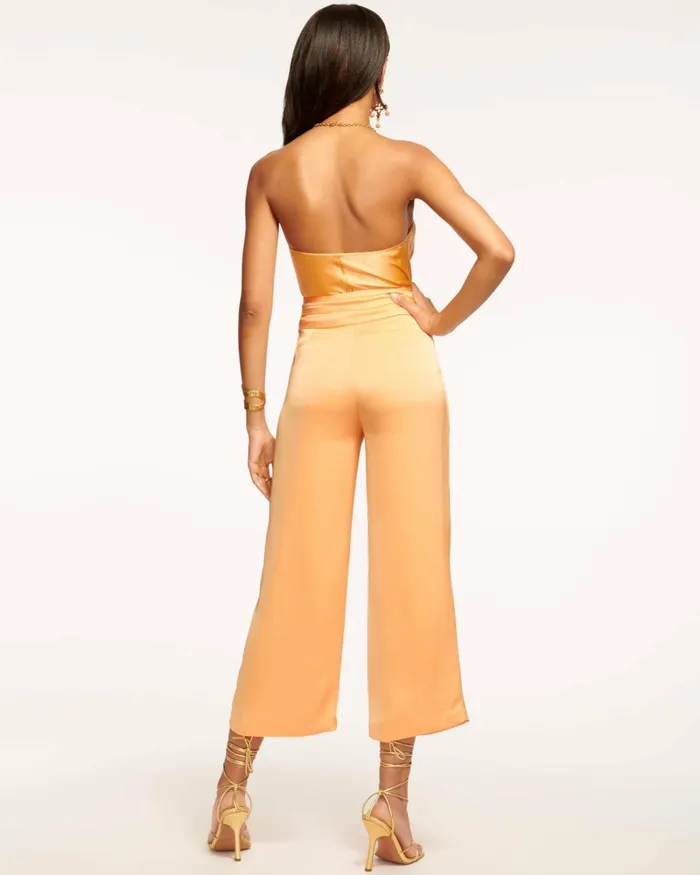 Women Joss Cropped Wide Leg Pant Black Ramy Brook Pants