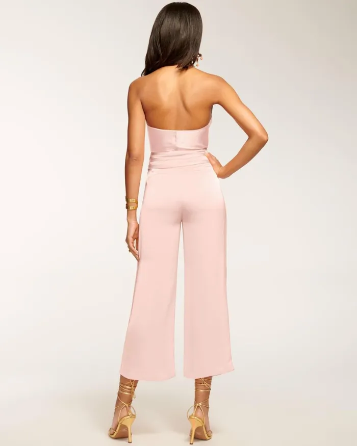 Women Joss Cropped Wide Leg Pant Black Ramy Brook Pants